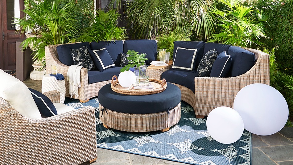 salon, de, jardin, en, resine